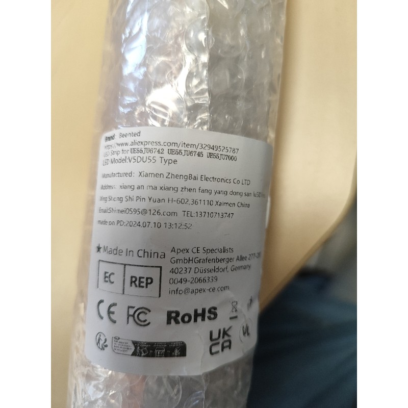 RC0085 barres de led V5DU55 neuves pour TV Samsung