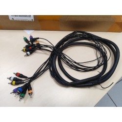 RC0084 / câble coaxial 8 fiches