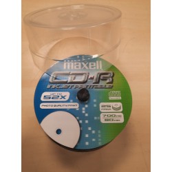 MD-0021/MAXELL CD-R 700MB
PACK 25 CD IMPRIMABLES 