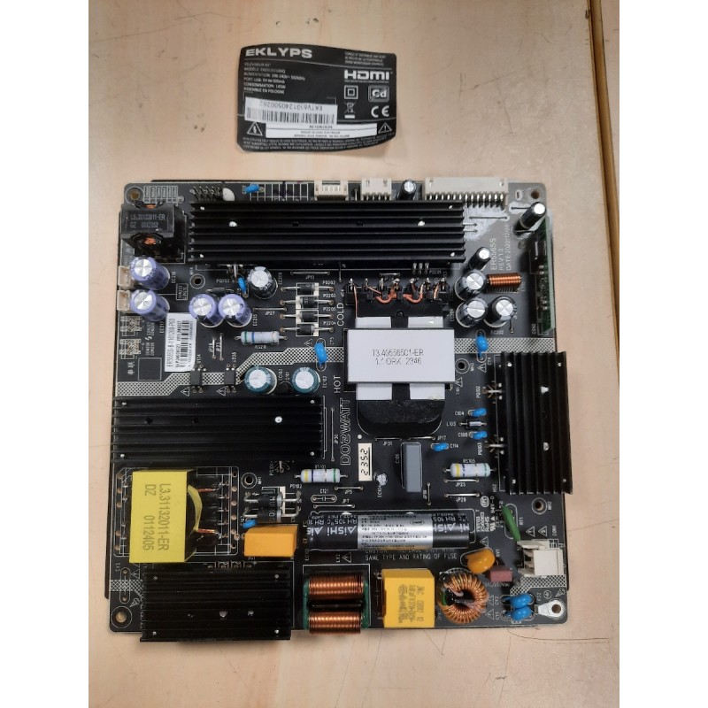 RC-0100-carte d'alimentation TV EKLIPS EK65UX310VQ